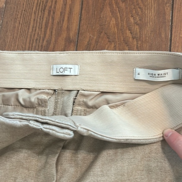 Loft high waist tweed pants - Picture 4 of 9